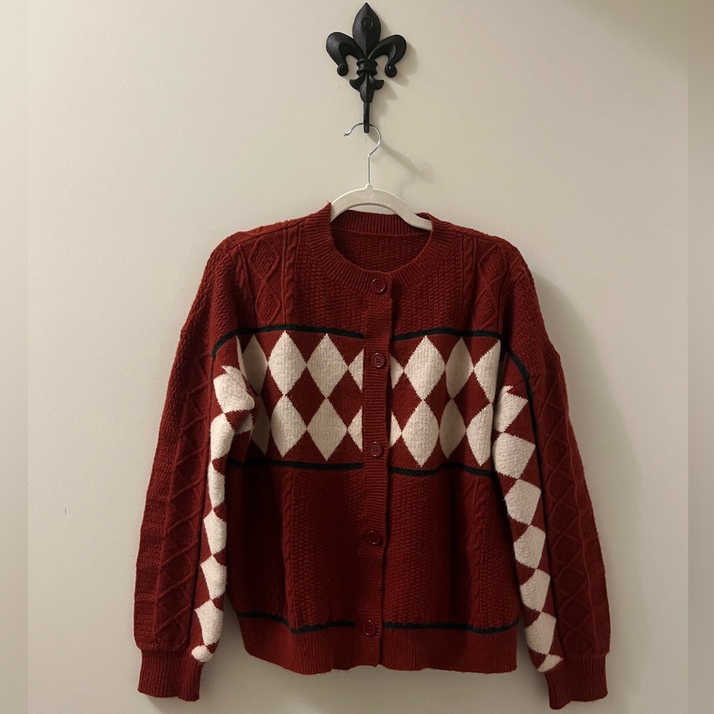 Holiday Argyle Sweater